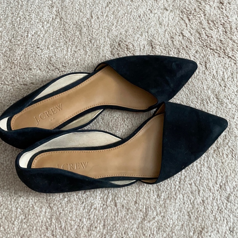 Jcrew pointed toe flats size 8